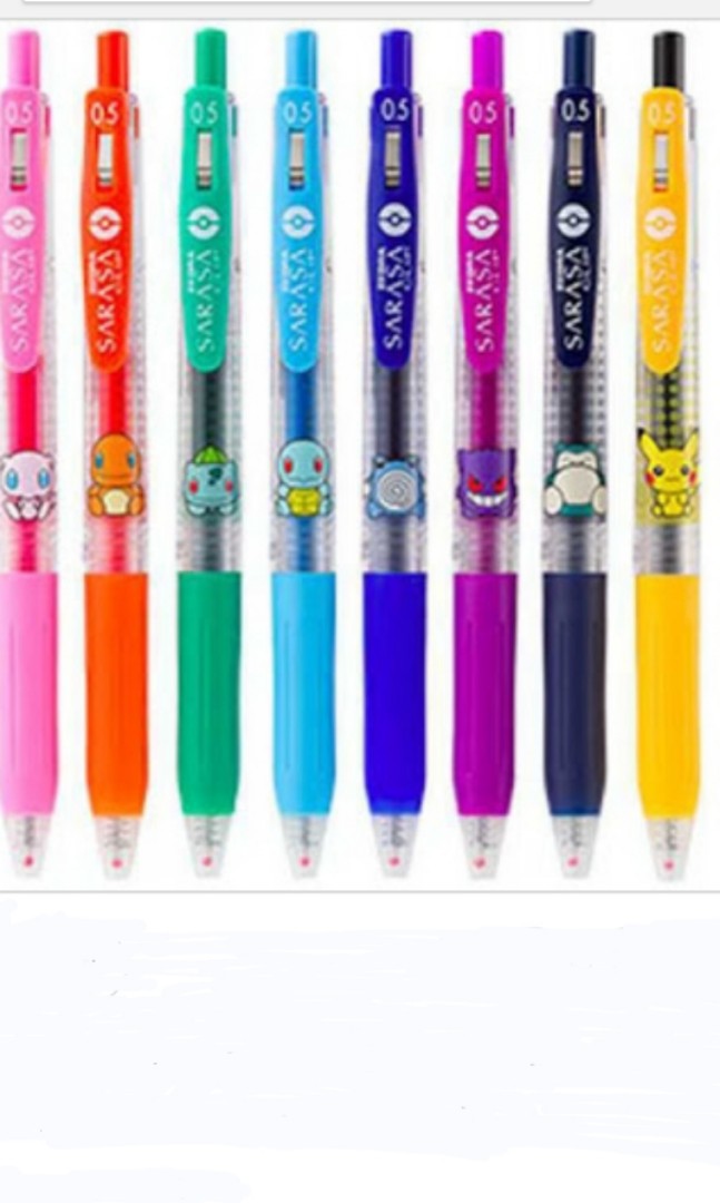 Sarasa Pokemon Pen, Hobbies & Toys, Stationery & Craft, Stationery