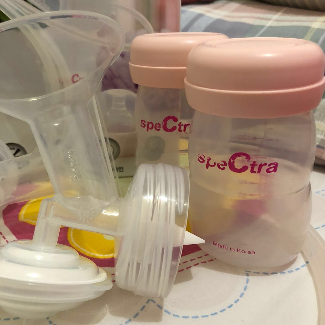 Spectra 9s Double Pump with 4 Nene Supply storage bottles, Babies