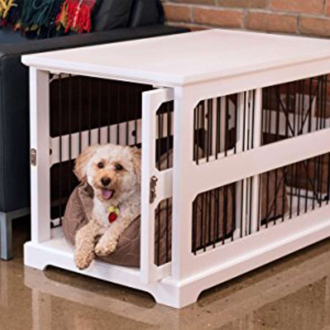 stylish dog crate