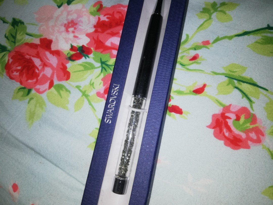 Swarovski Pen (black), Luxury, Accessories on Carousell