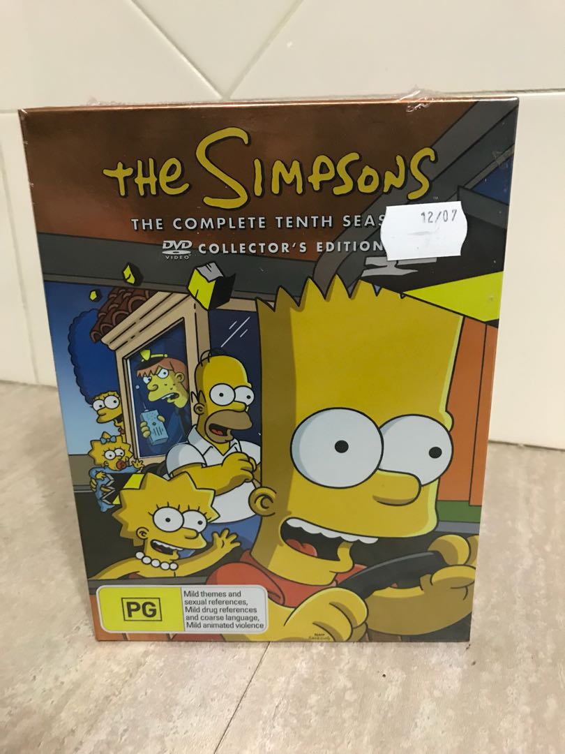 The Simpsons Season 10 Dvd Everything Else Others On Carousell