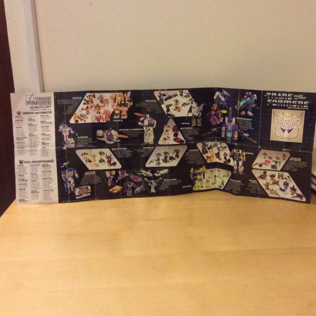 Transformers Autobots/ Decepticons Catalogue Checklist, Hobbies & Toys ...