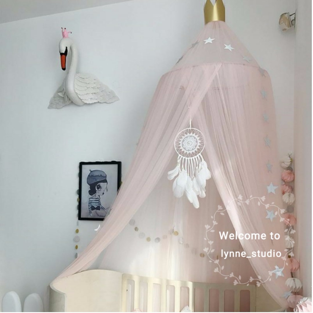 Tutu Ceiling Hang Bed Tent Curtain Teepees Babies Kids