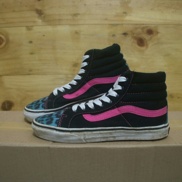 vans pink blue