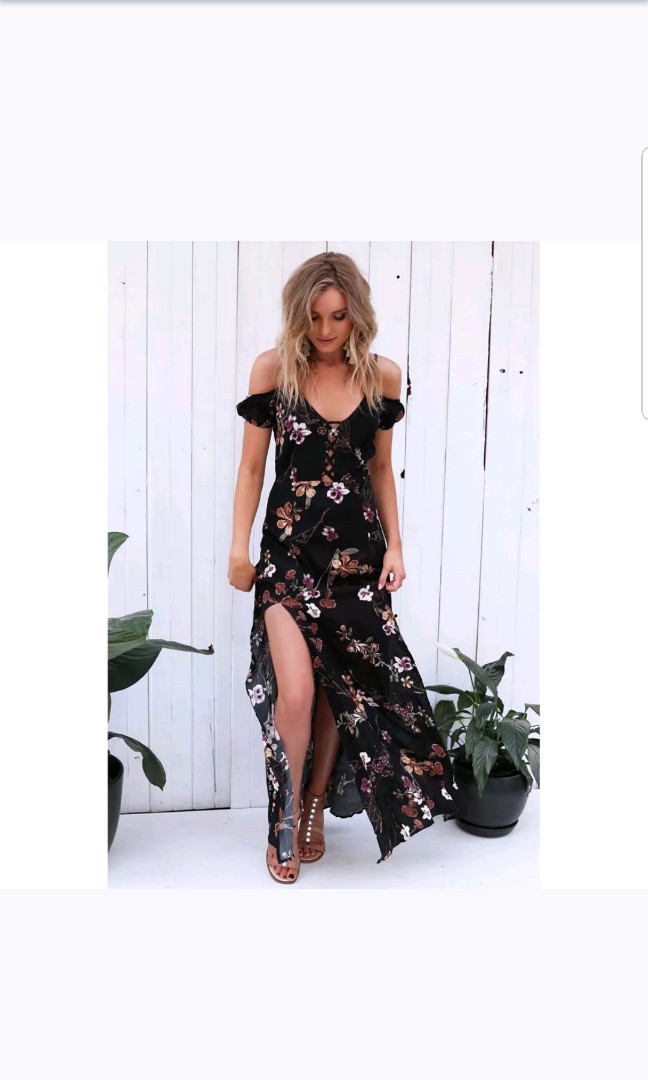 long floral sundress