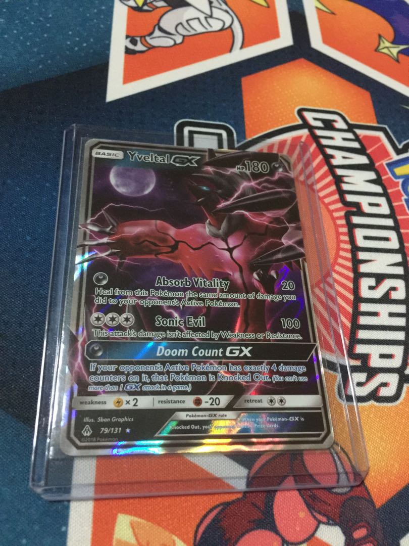 Yveltal Gx 79 131 Toys Games Board Games Cards On Carousell