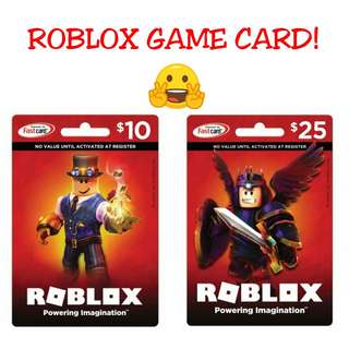 Roblox Gift Card In Game Products Carousell Singapore - who sells roblox gift cards uk