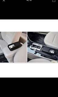 Plastic Car Coin Holder Organizer Money Loose Change Debris Storage Box Black Container Box Car Accessories