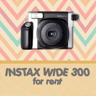 INSTAX WIDE 300 FOR RENT