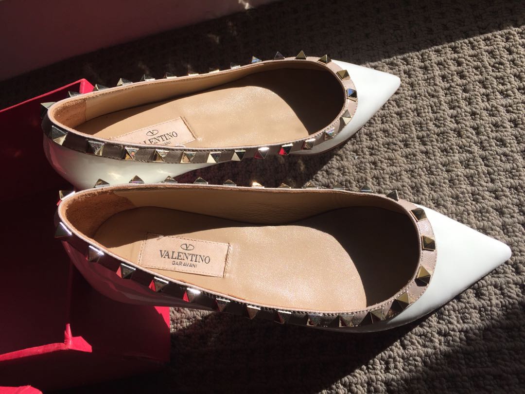 authentic valentino rockstud shoes