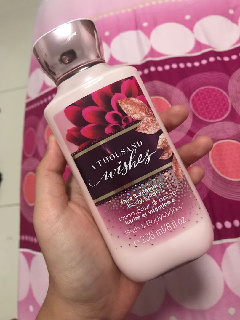 Bath Body Works Body Lotion A Thousand Wish Kesehatan Kecantikan Kulit Sabun Tubuh Di Carousell