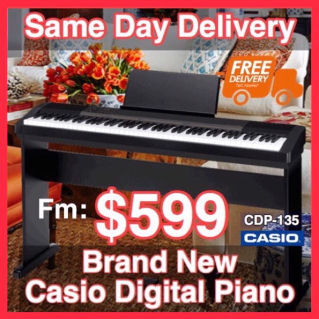 Brand New Casio Digital Piano CDP 135 Hobbies Toys Music Media Musical Instruments on Carousell