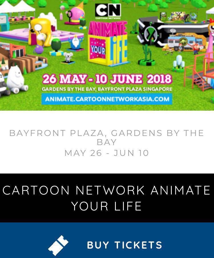 Cartoon Network Animate Your Life Adult Ticket Entertainment Attractions On Carousell Cartoon Network Animate Your Life Adult Ticket Entertainment Attractions On Carousell