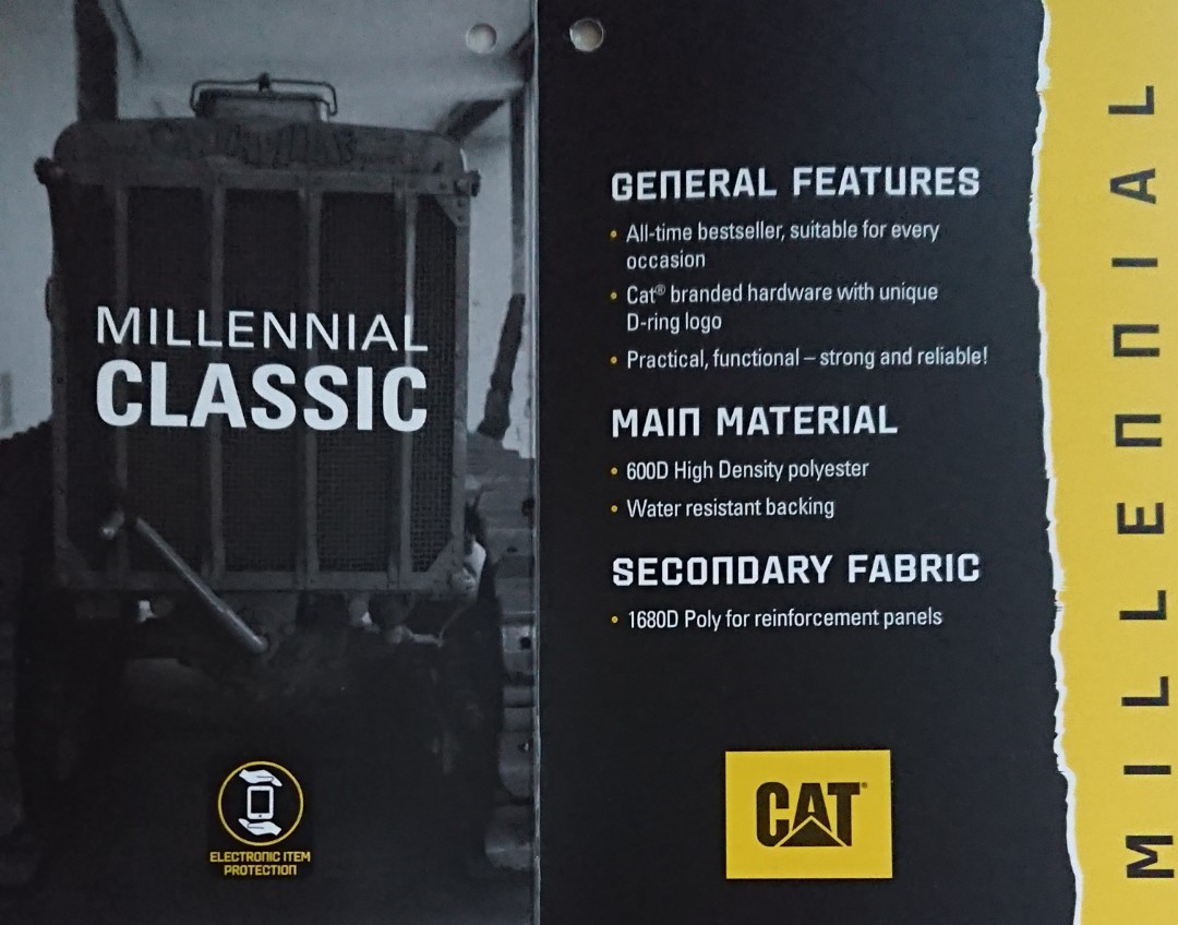 Caterpillar Millennial Classic Bruce Backpack, Sports Equipment, Sports