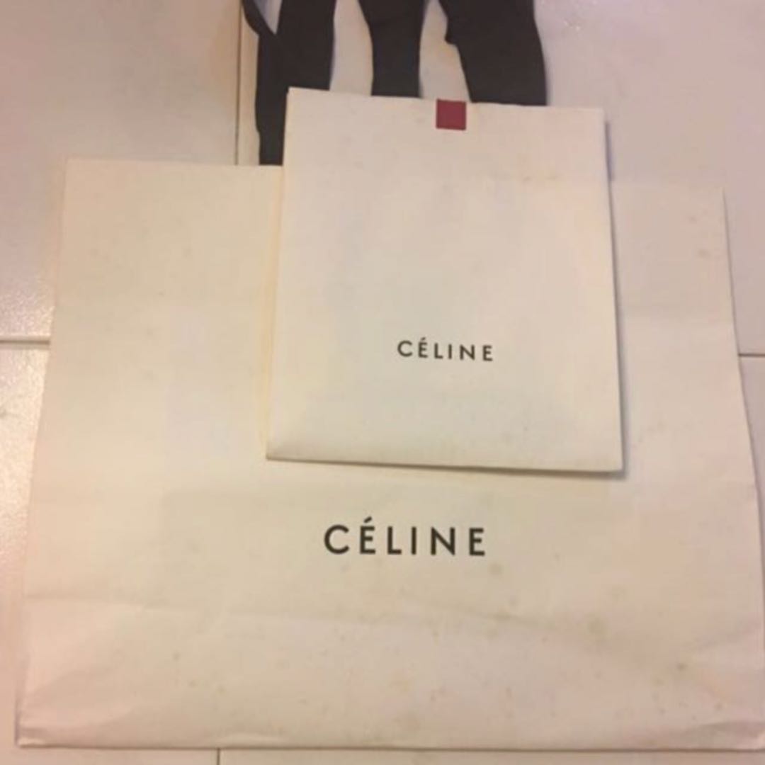 celine paper bag