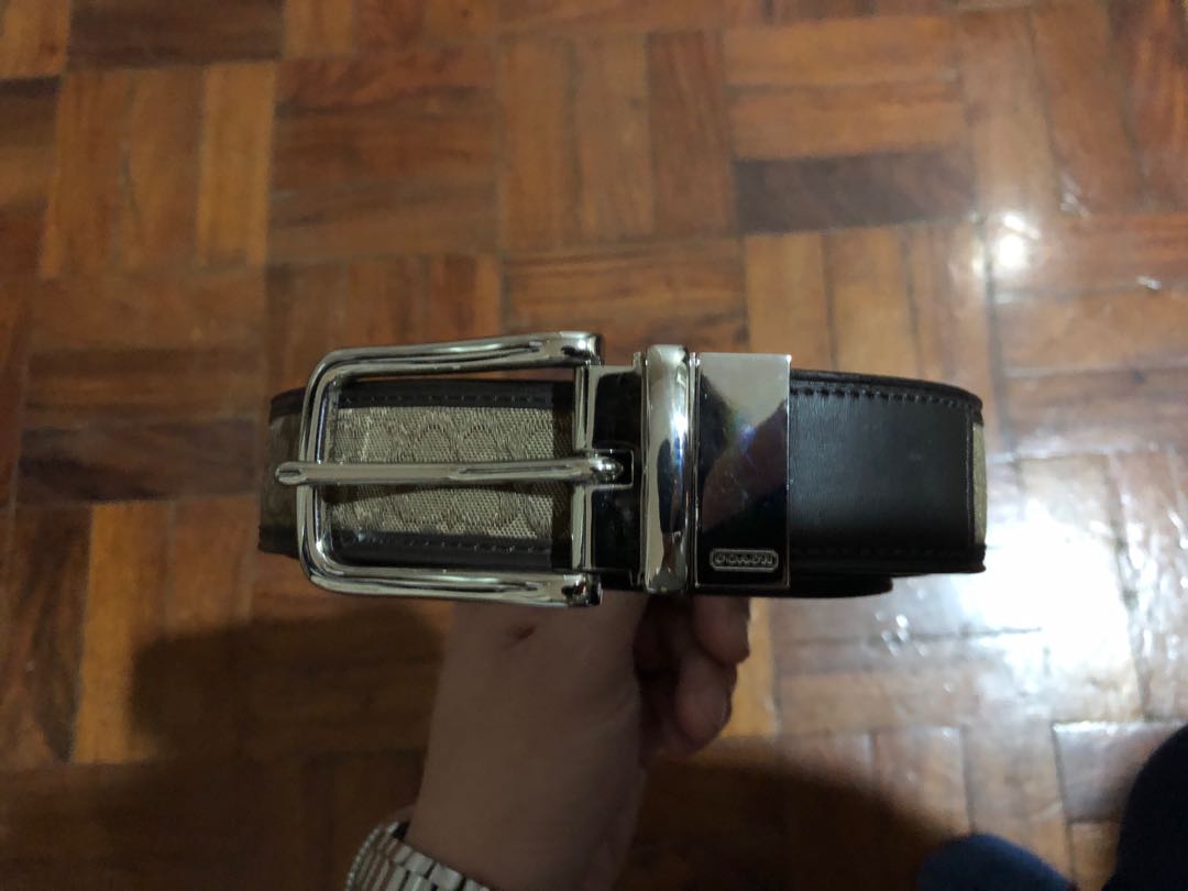 Coach belt (Category: Ties) located in Makati City. Submitted by milesque (Listing ID 173264680, Image 2). Description: Almost new coach belt. Very good condition, rarely worn. Size 32.