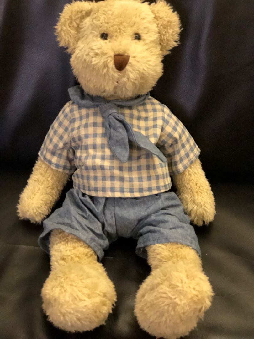 checkers teddy bear