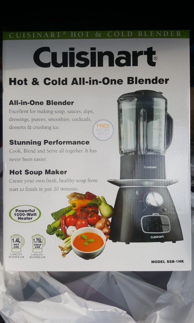 Cuisinart Hot & Cold Blender SSB1HK, TV & Home Appliances, Kitchen