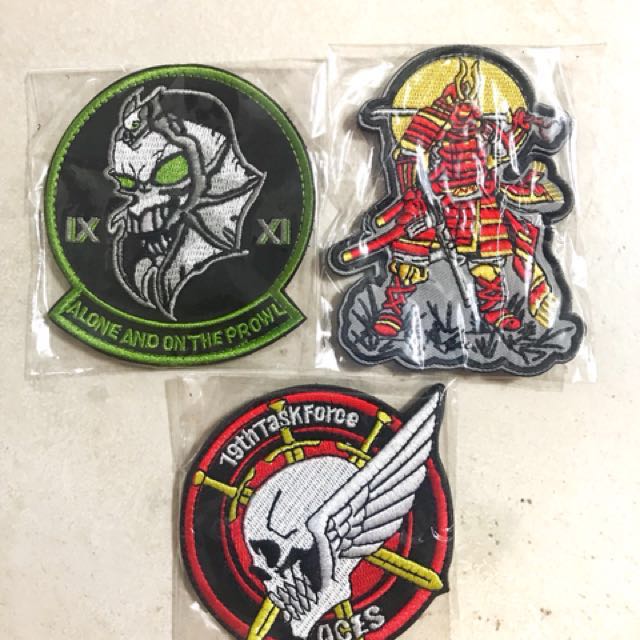 Embroidery Morale Patches velcro , Men's Fashion, Bags, Belt bags