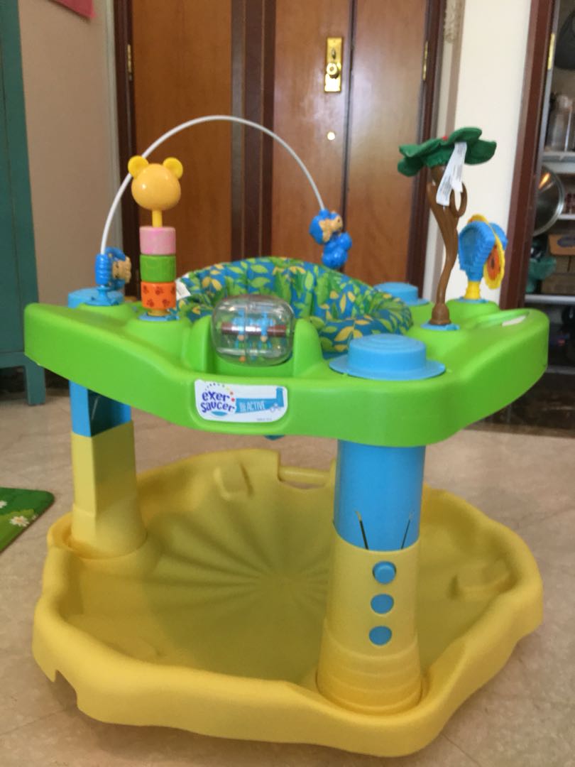 Exersaucer Jungle Animals, Babies & Kids, Infant Playtime on Carousell