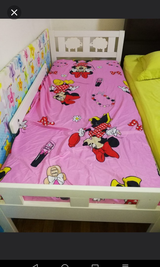 Ikea toddler bed with mattress, Furniture, Beds & Mattresses on Carousell