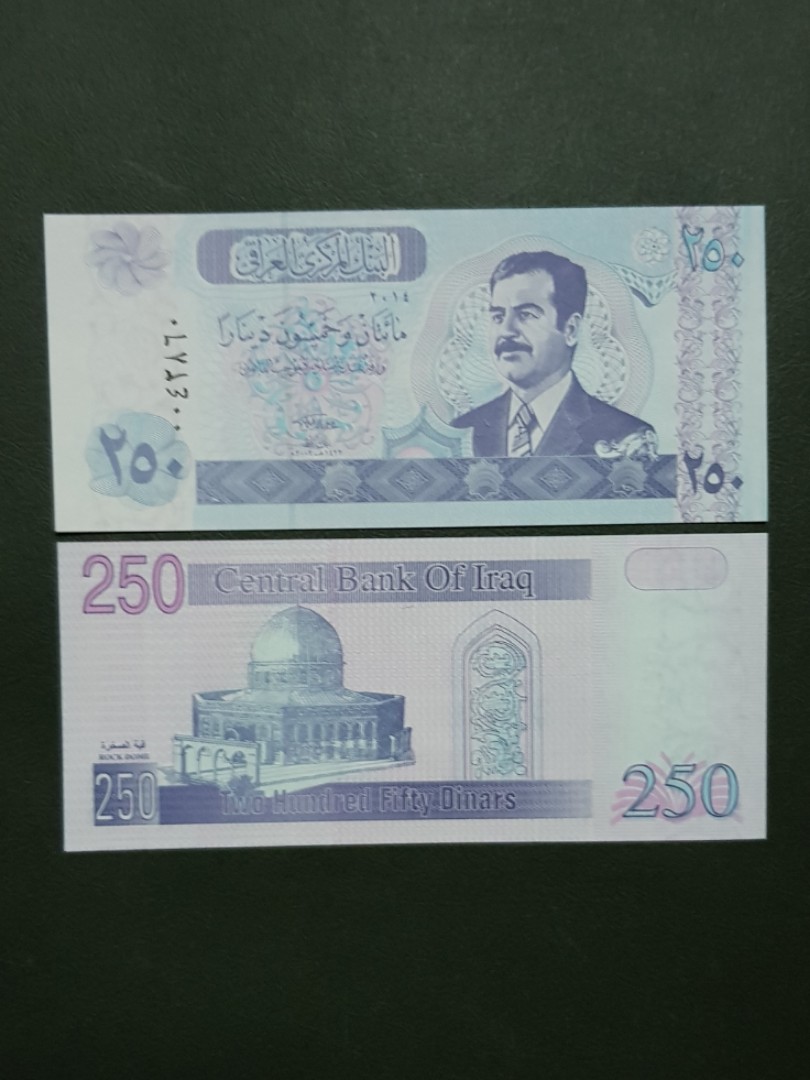 Iraq 250 Dinar Antiques Currency On Carousell