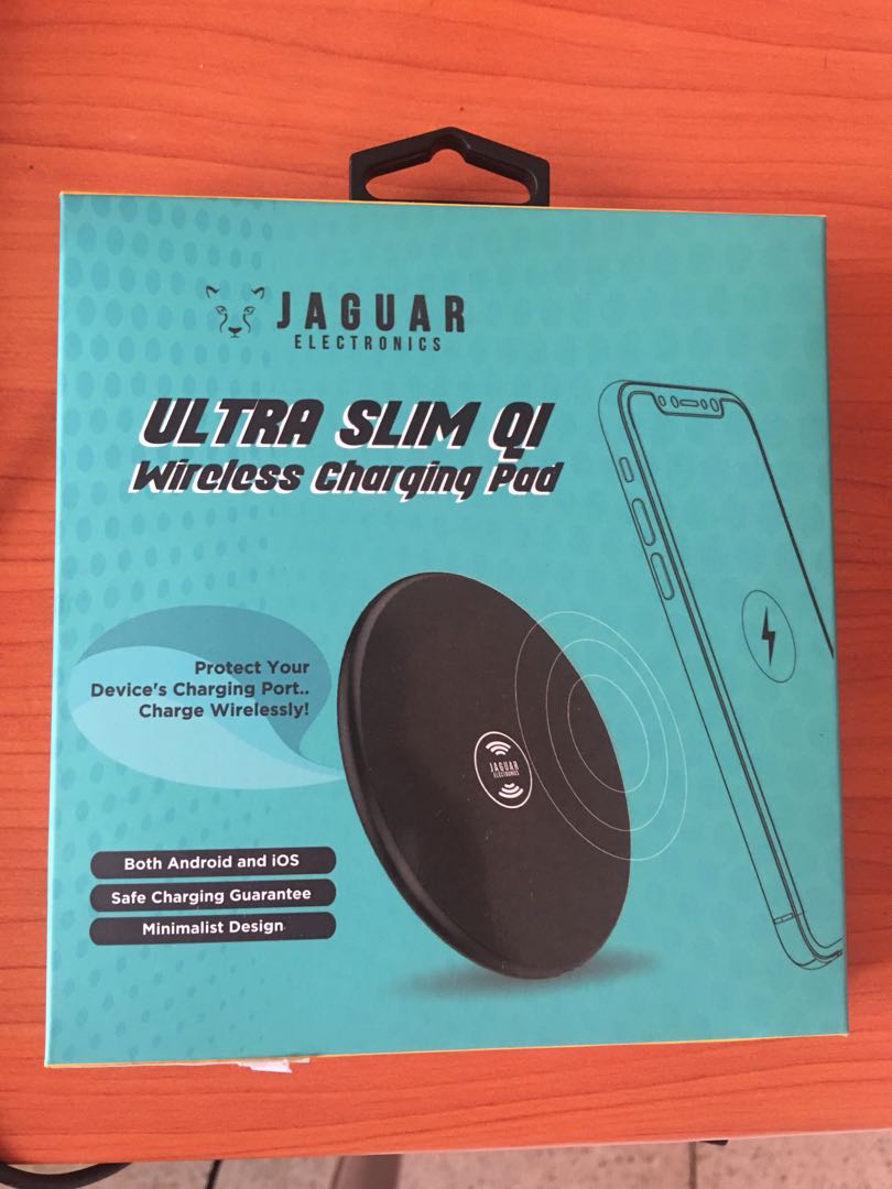 Jaguar Ultra Slim Qi Wireless Charging Pad Mobile Phones Tablets Mobile Tablet Accessories On Carousell