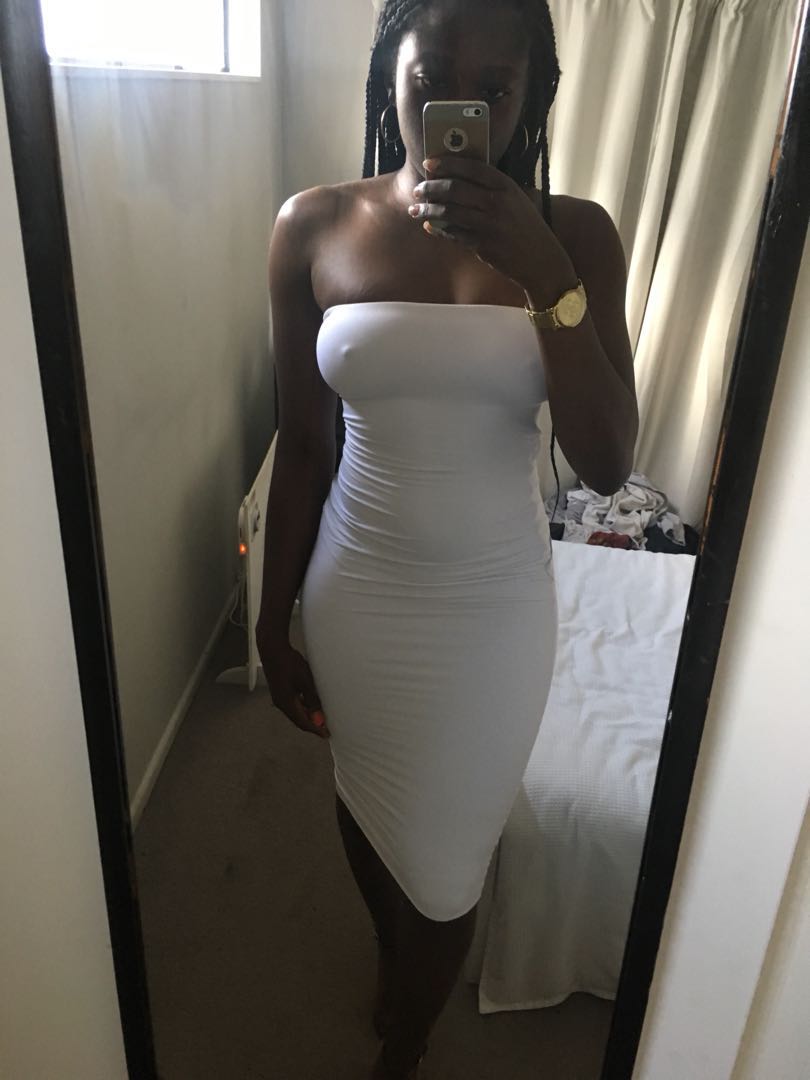 Kookai white dress shop