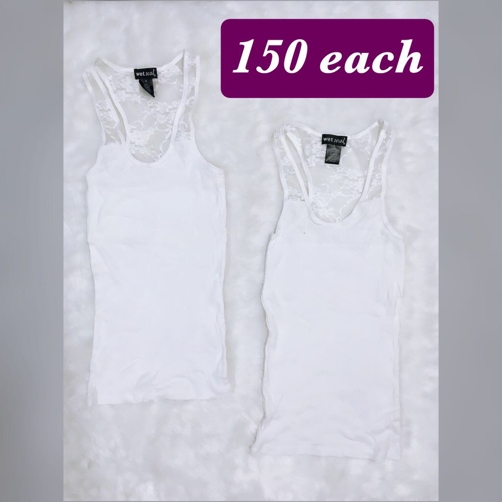 Lace detailed tank top (Category: Others Tops) located in Makati City. Submitted by dnccc (Listing ID 173335357, Image 1). Description: .
