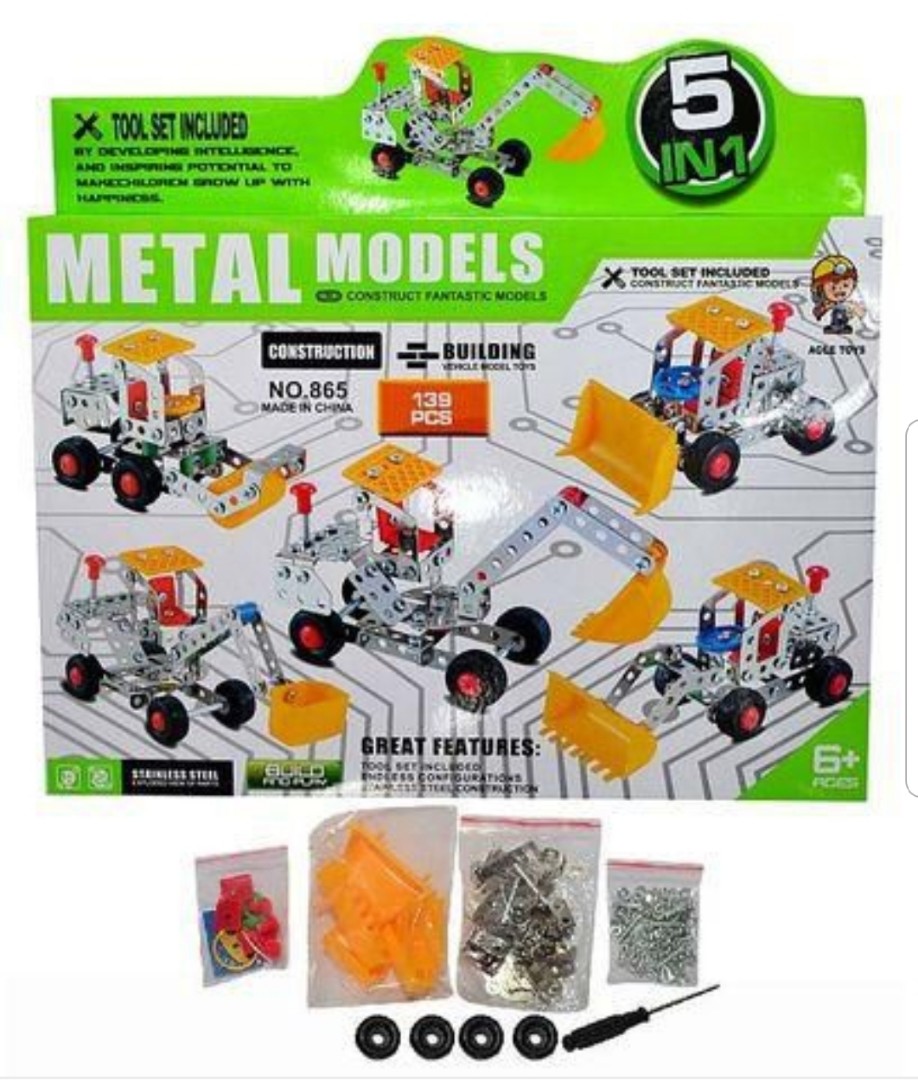 metal model kits for kids