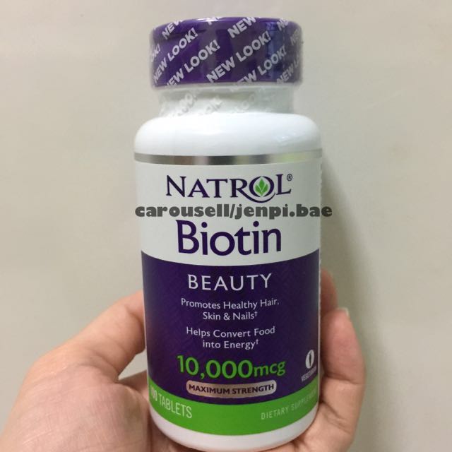 natrol biotin 10 000 mcg 60 tablets