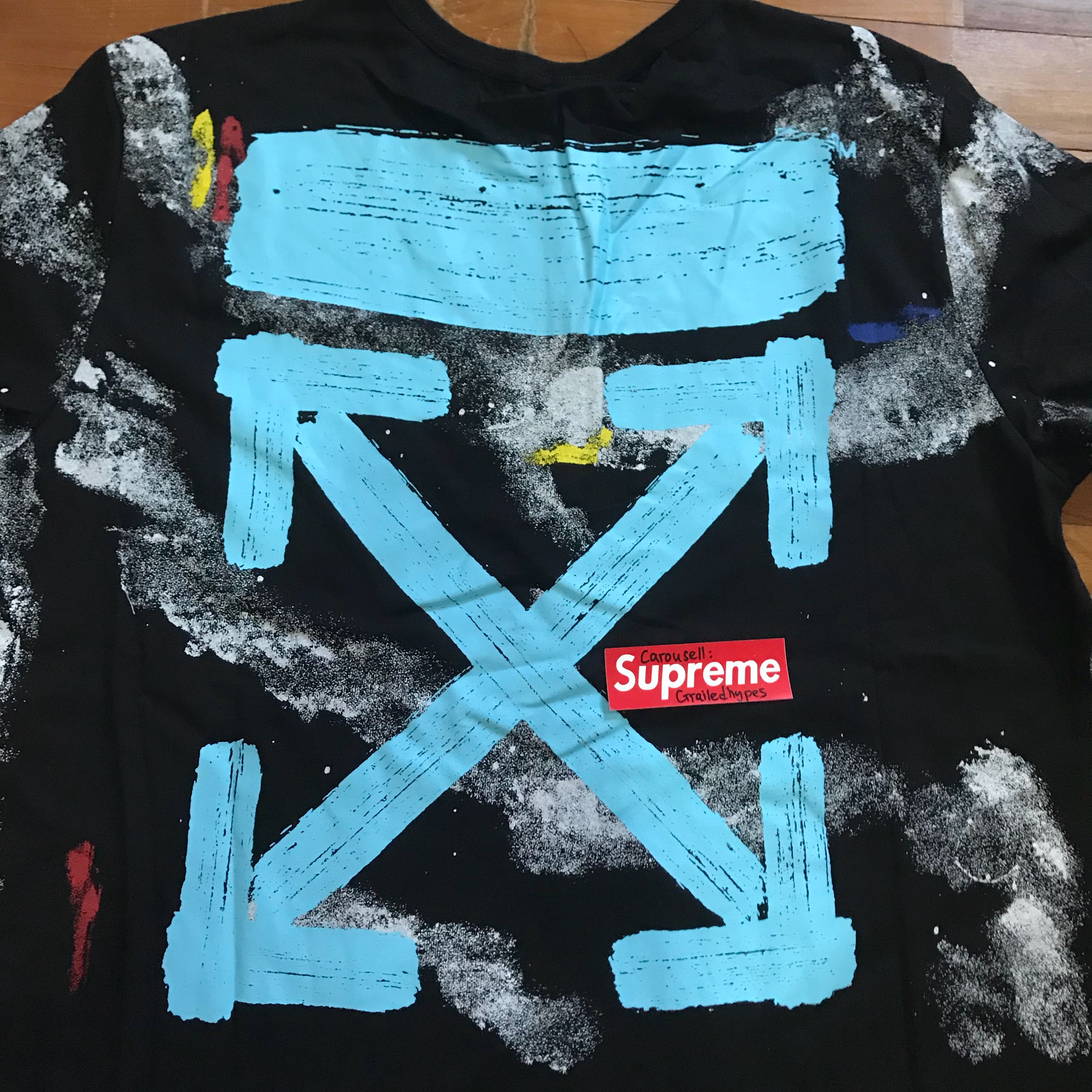Off white best sale marais accident tee