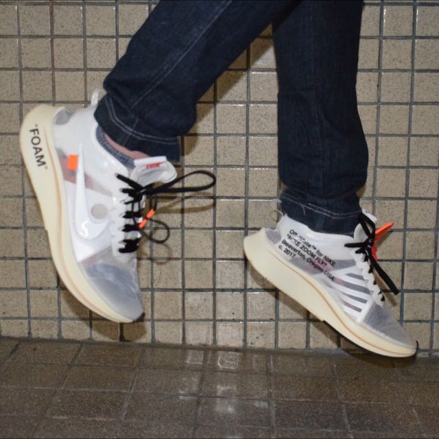 Nike zoom vaporfly on sale off white