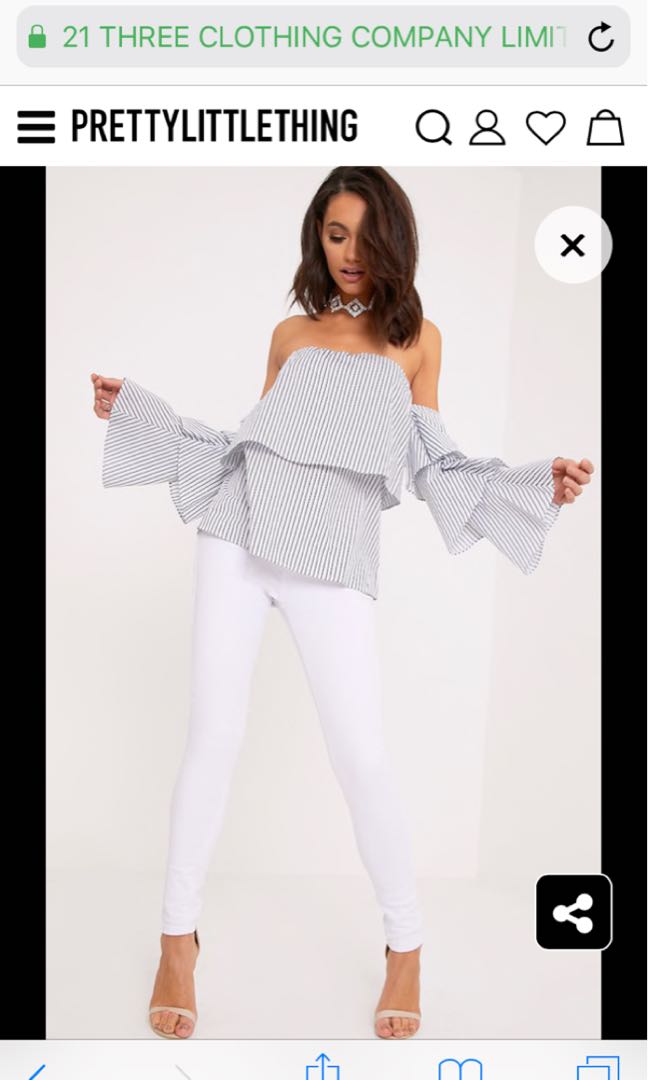 Pretty Little Thing Shirt Bnwt Women S Fashion Clothes On Carousell
