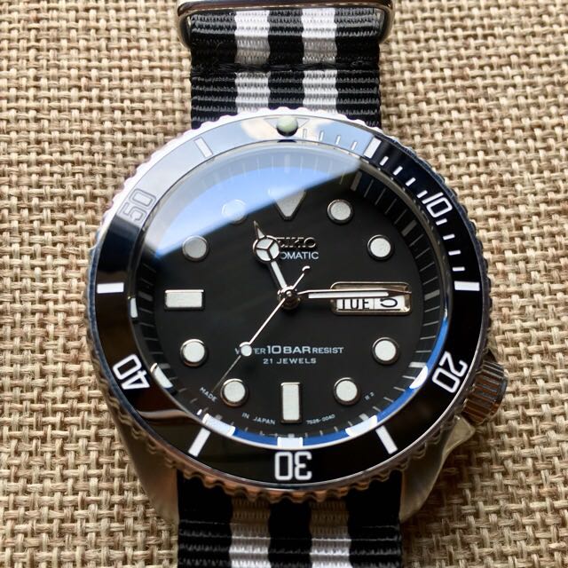 Seiko Skx007 Submariner Mod, Men's Fashion, Watches & Accessories, Watches  on Carousell
