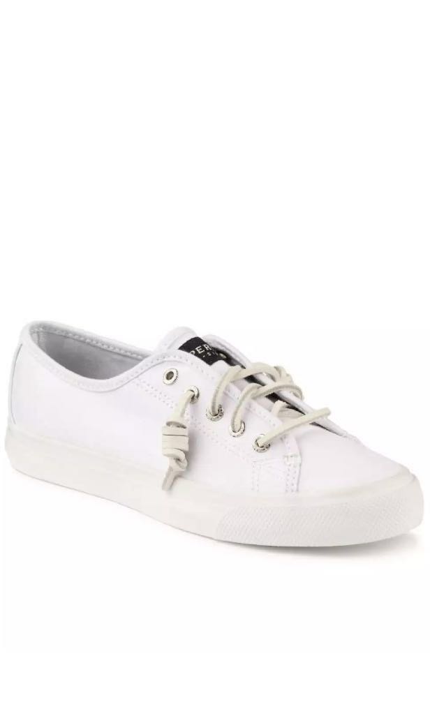 white sneakers sperry