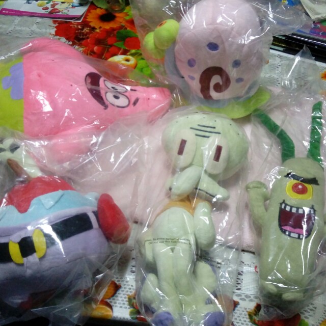 spongebob squarepants stuffed toy