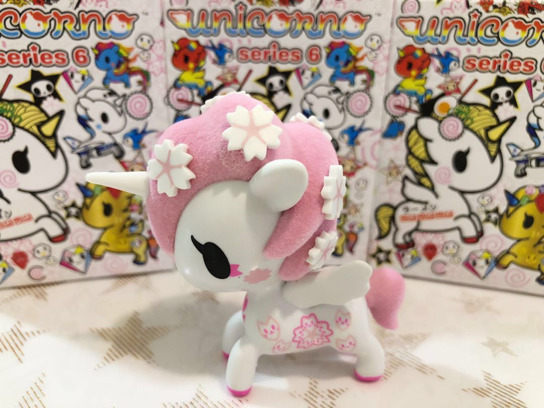 Tokidoki Unicorno Series 6 Hanako Toys Games Bricks Figurines On Carousell Hanako is a sakura themed unicorno with pink embroidered sakura flowers and petals on its cheeks and side. carousell