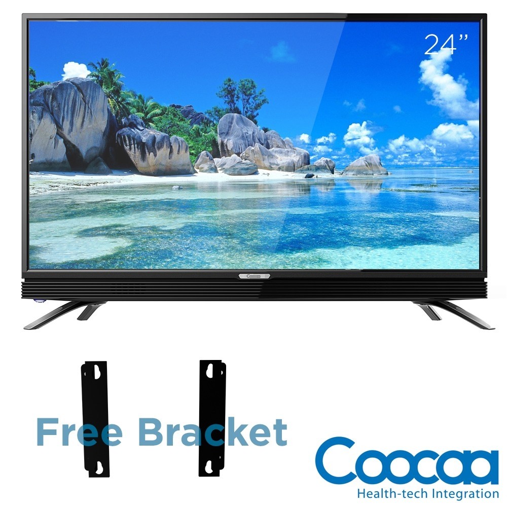 Tv Led Coocaa 24inch Free Bracket Elektronik Tv Perlengkapan