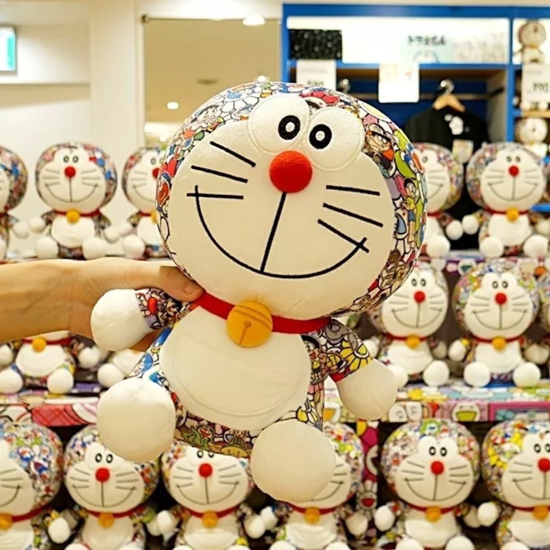 UNIQLO] DORAEMON × TAKASHI MURAKAMI Plush Toy, Hobbies & Toys, Toys & Games  on Carousell