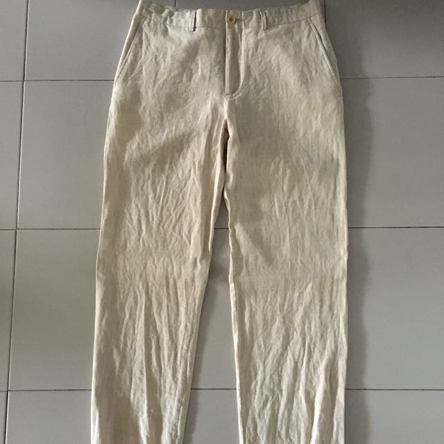 zara linen trousers mens