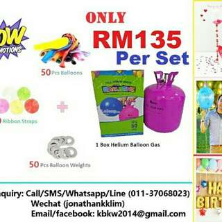 ECS Helium Balloon Gas Set OFFER!!!!!