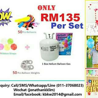 Atex Helium Balloon Gas Party Set OFFER!!!