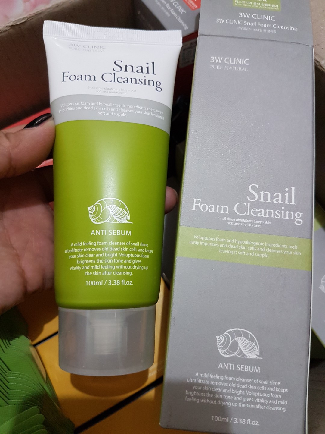 3W CLINIC Snail Foam Cleansing, Beauty & Personal Care, Face, Face Care ...