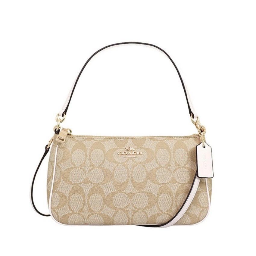 Coach top hotsell handle pouch