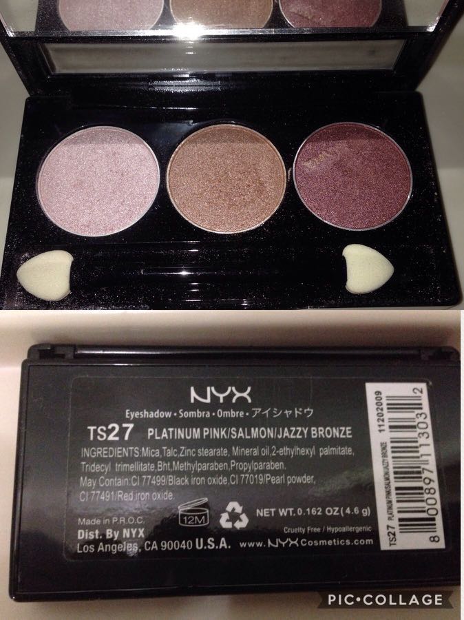 Authentic nyx triple eyeshadow palette USED, Beauty & Personal Care, Face,  Makeup on Carousell