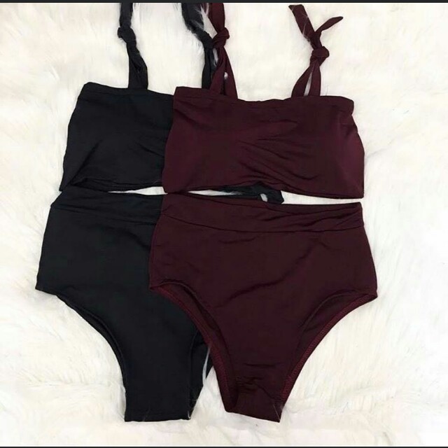 Tie Swimsuit Black