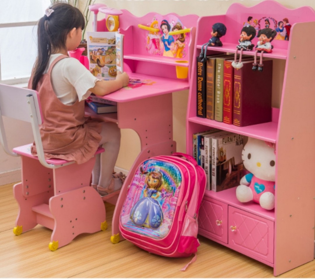 Child Study Table Set Learning Desk Furniture Tables Chairs