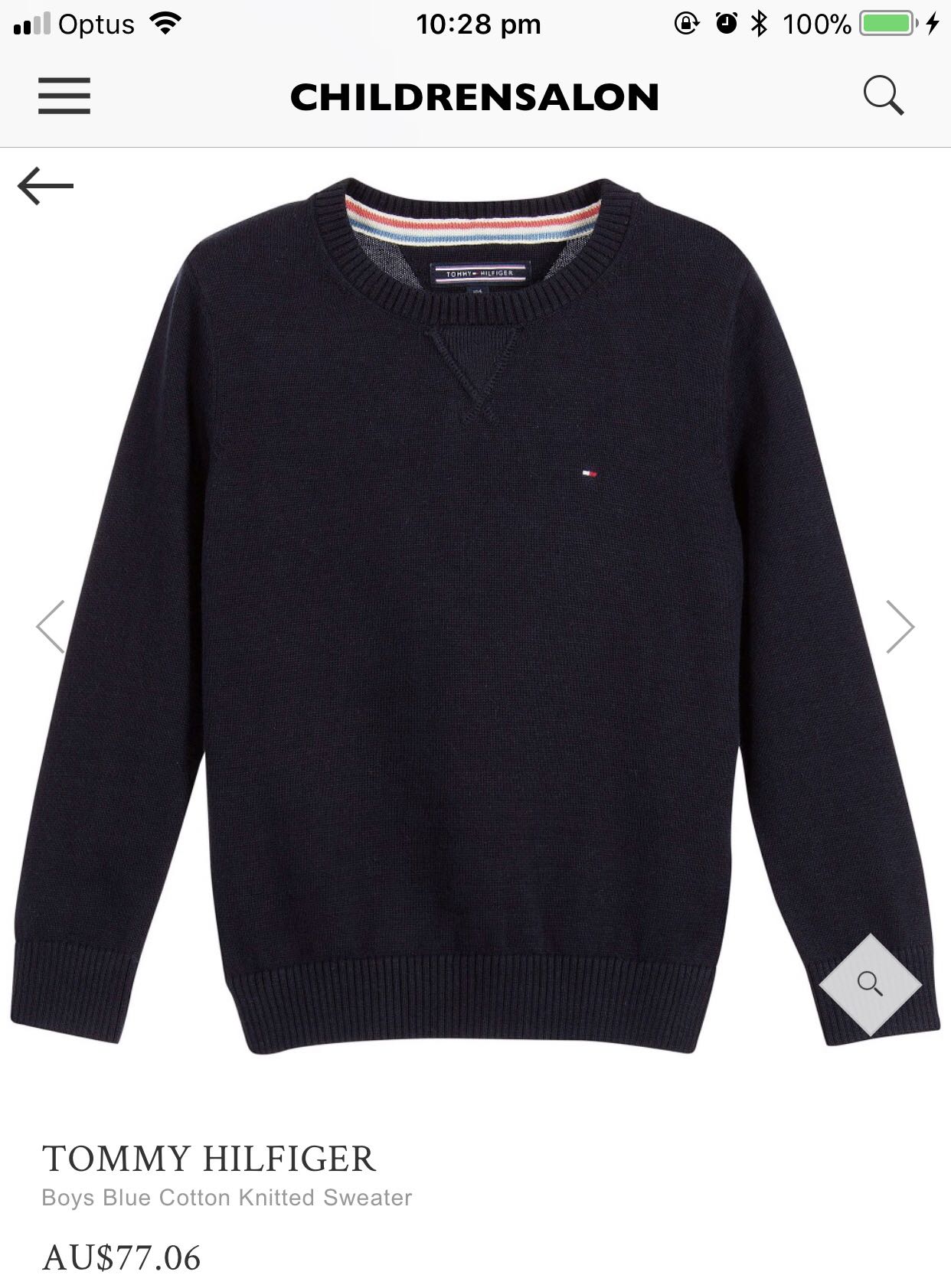 Children S Tommy Hilfiger Sweater Authentic Rrp 77 06 Babies