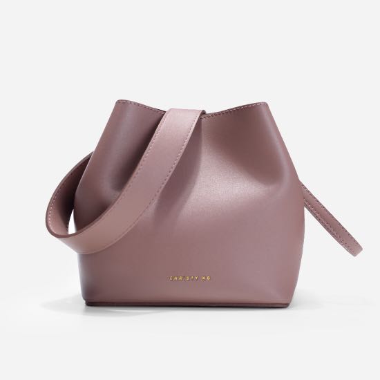 Christy Ng Tilla Dusty Rose Bucket Bag